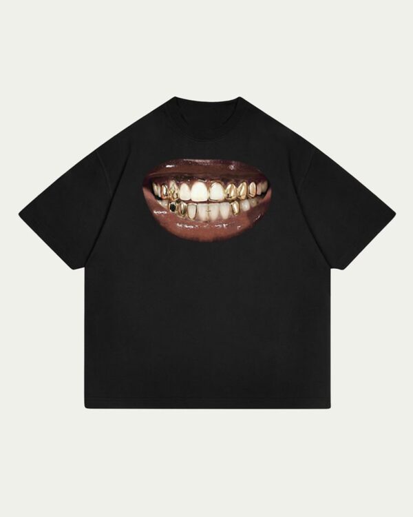 Boxy T-Shirt _ Black - M CAMISETA GRILLZ ALTO GRAMAJE